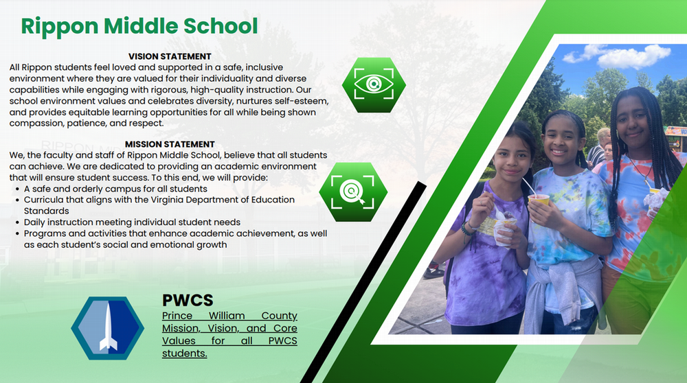 Rippon Middle School Vision and Mission Statement