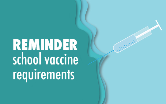 Reminder of School Immunization